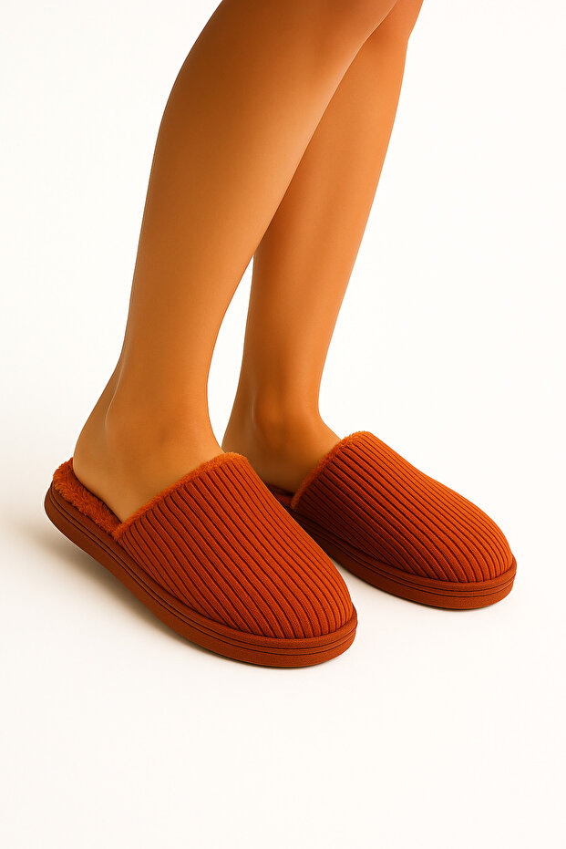 Women's Velvet Silent and Non-Slip Sole, Plush Inside, Warm, Winter, Guest and Dowry Slippers