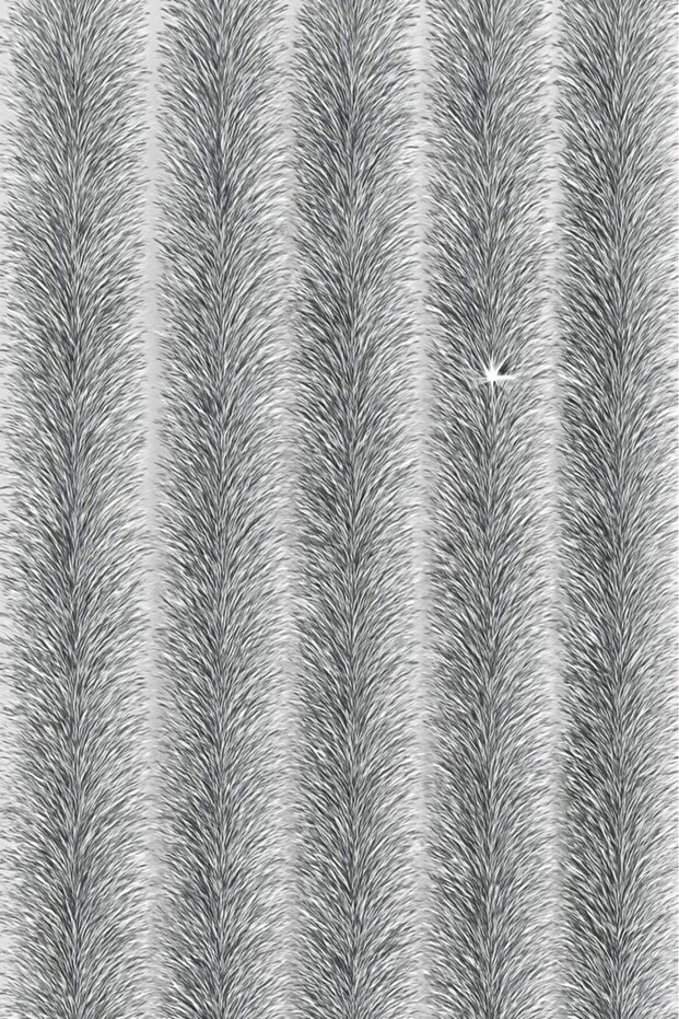 Yılbaşı Çam Ağacı Süsü Sim 2 m Gümüş - 8