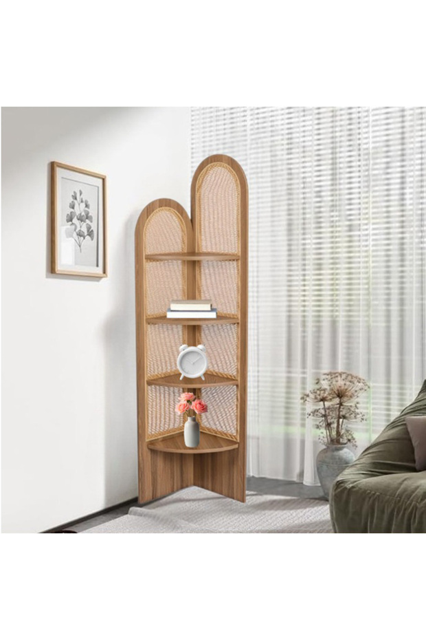 خزانة زاوية بتصميم ريفي - 1