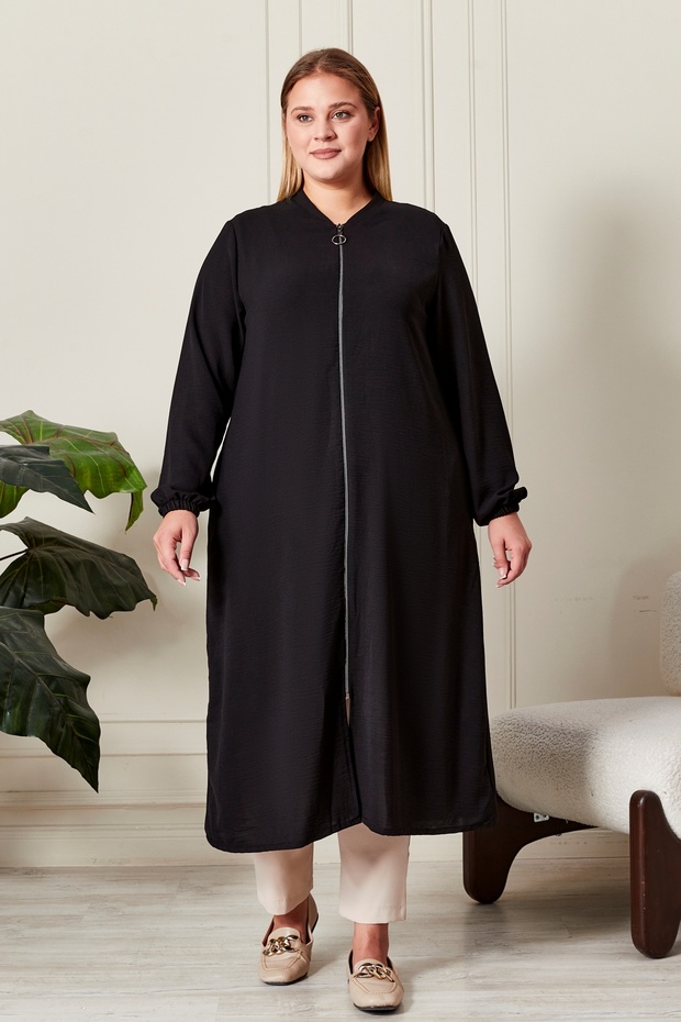 Women's Hijab Clothing Large Size Seasonal Wear Disappear Cap Black
