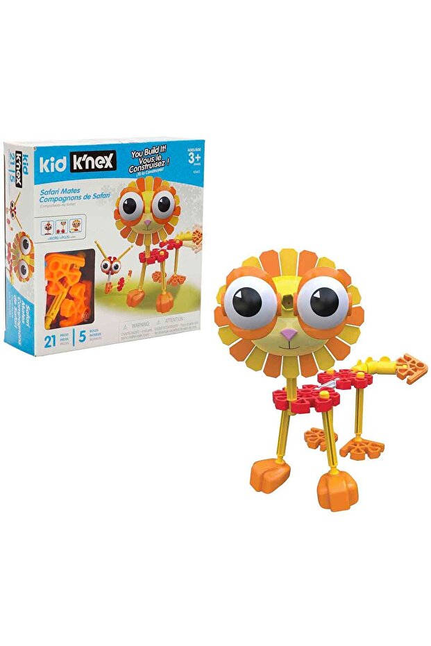 Kid Knex Safari Friends Building Set 21 Pieces
