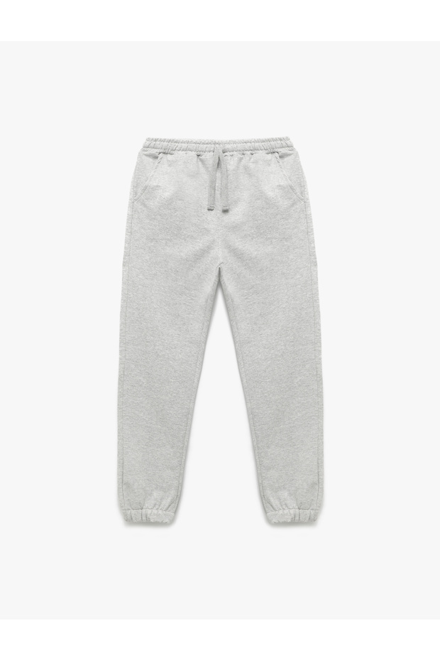 Comfortable Elastic Leg Pocket Basic Jogger Sweatpants