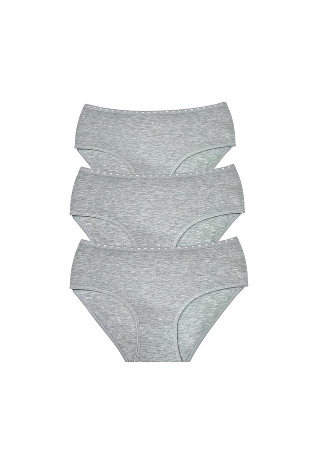 Women's 3 Pieces High Waist Panties