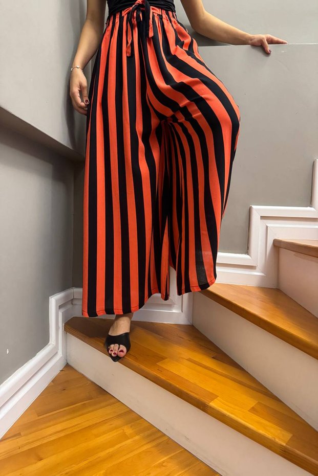 Women's Wide Leg Samurai Viscose Trousers
