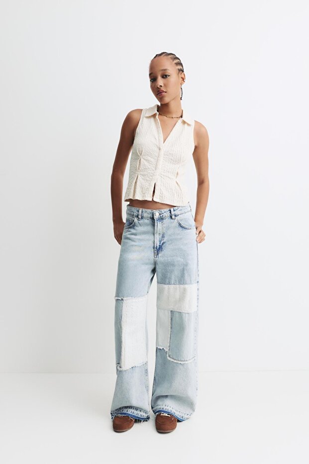 Dokulu pens detaylı üst - 3