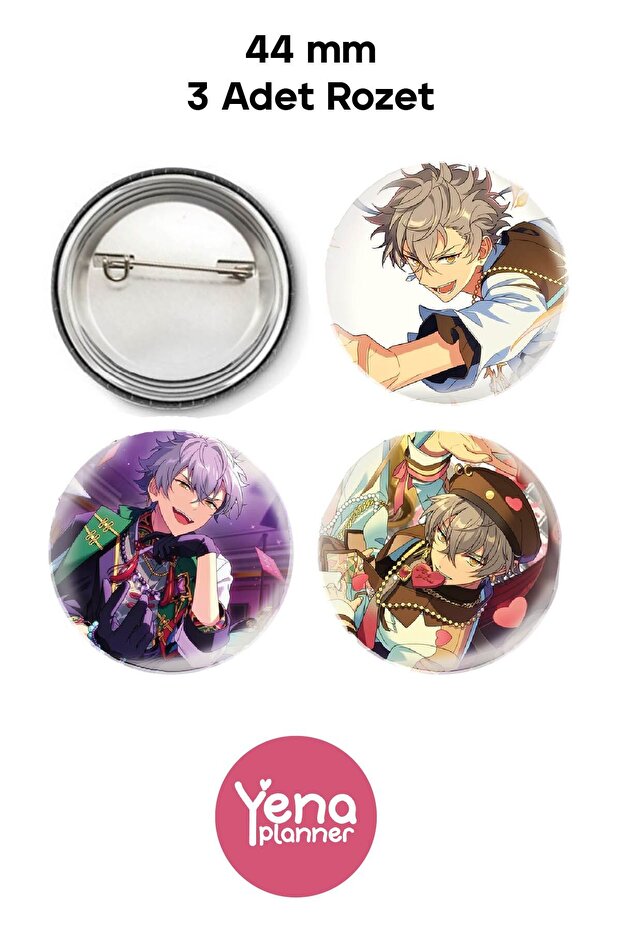 Ensemble Stars Bag Ornament / Badge Set