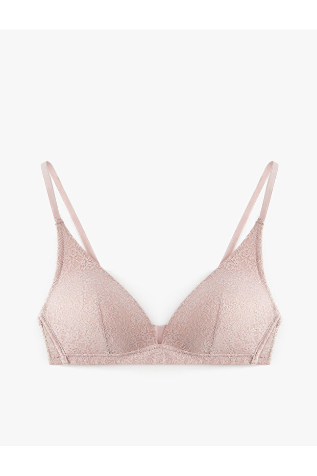 Comfortable Fit Non-Padded Lace Bra