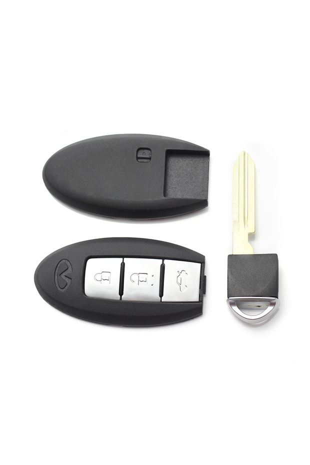 Nissan 3 button key shell - 3