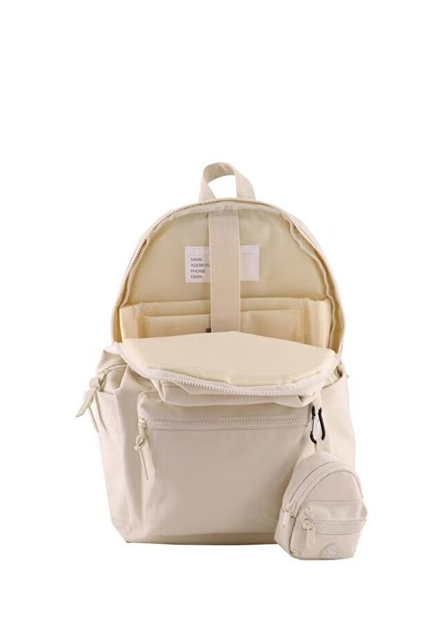 حقيبة ظهر كلاسيكية مع ملحق - تناسب الأجهزة مقاس 15 بوصة، متينة وأنيقة - 2