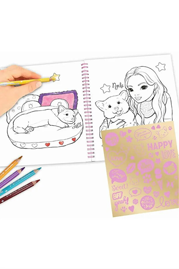 Topmodel Boyama Kitabı Corgı - 3