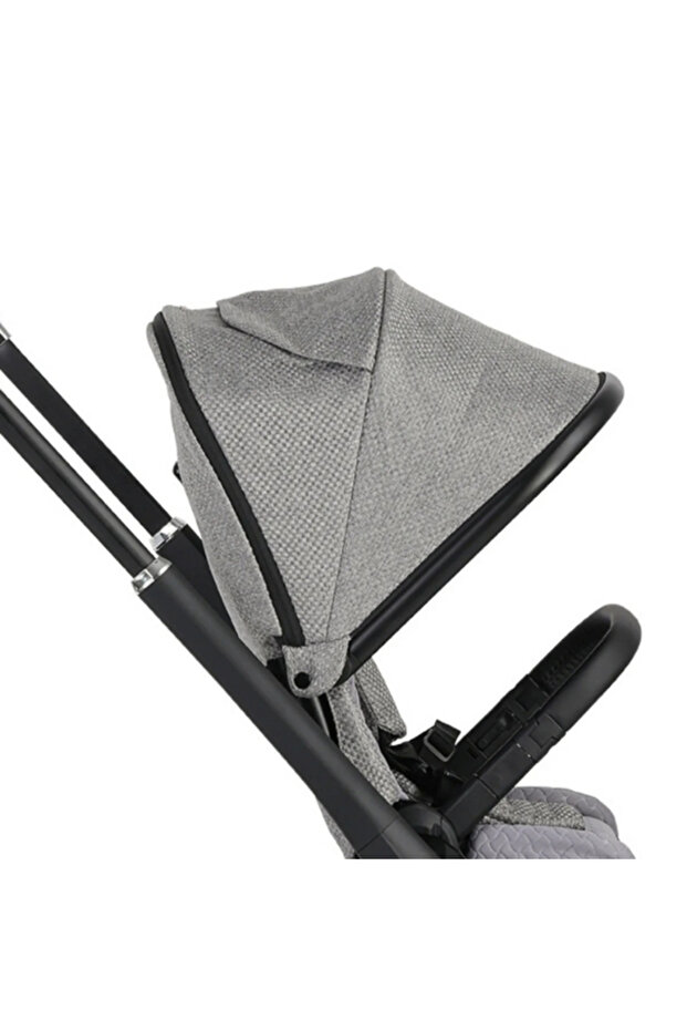 Kobe Çift Yönlü Bebek Arabası Grey - 7