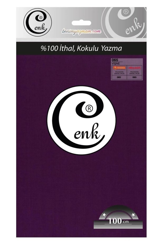 Cenk Writing 622 Amestysts Solid Color 100 cm Imported Writing Amethyst with Pocket