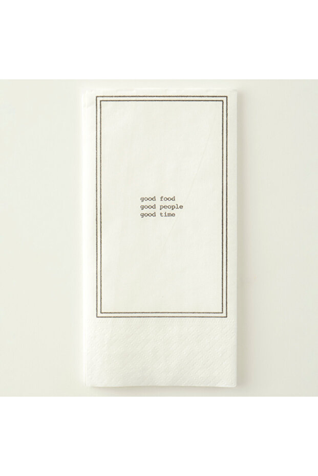 Goodies 100 Paper Napkins White (33X33 cm)