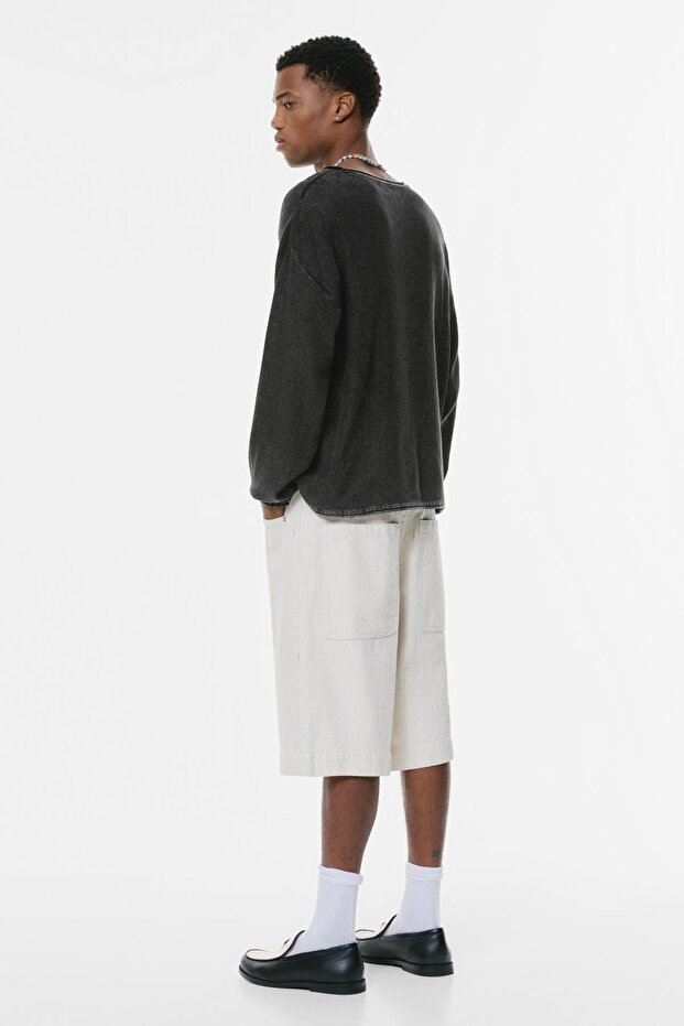 Dikiş Detaylı Kazak - 2