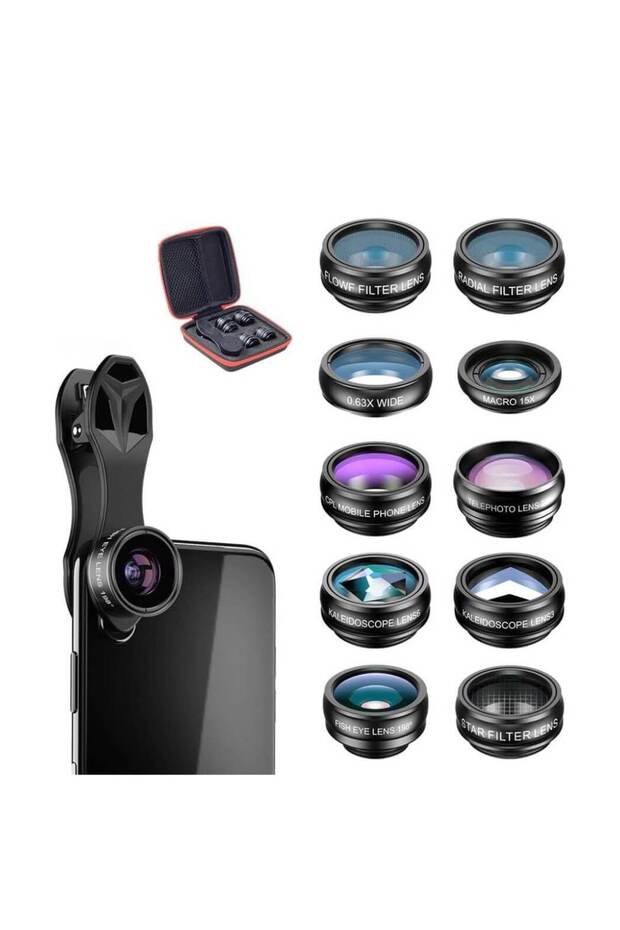 Apexel APL-DG 10 10 in 1 Cellphone Lens Kit