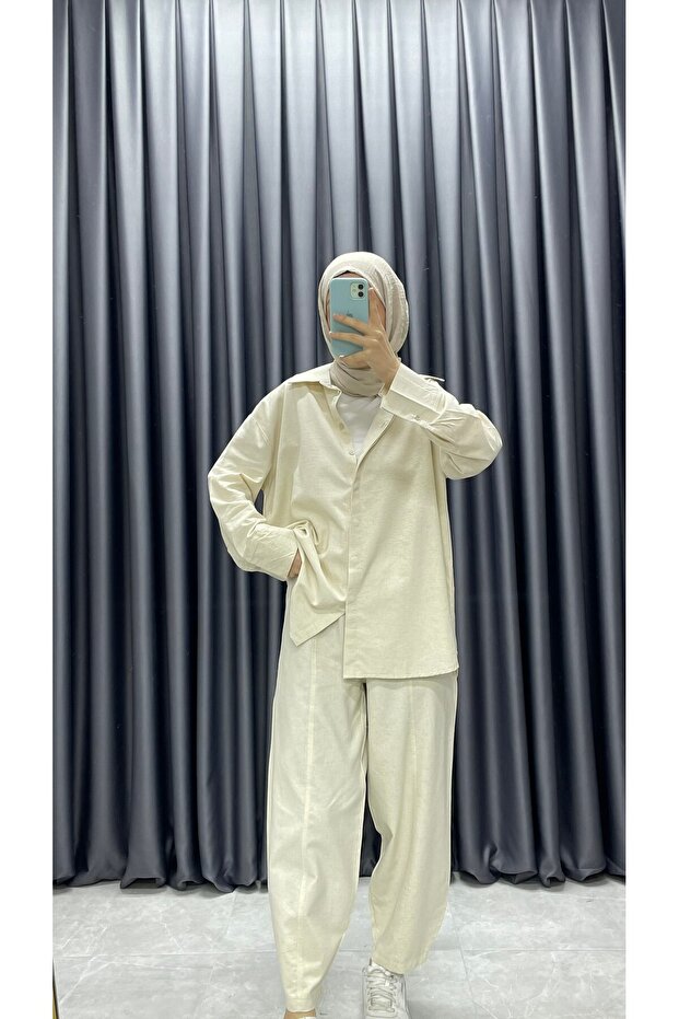 Lan Set prirodne košulje - 5