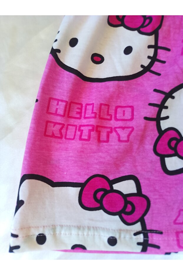 Beli Lastikli Desenli Şort Pijama - 4