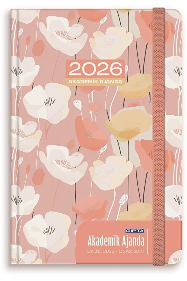 2025 سبتمبر-2026 ديسمبر جدول أعمال أكاديمي مخيط 17X24 سم موديل-5