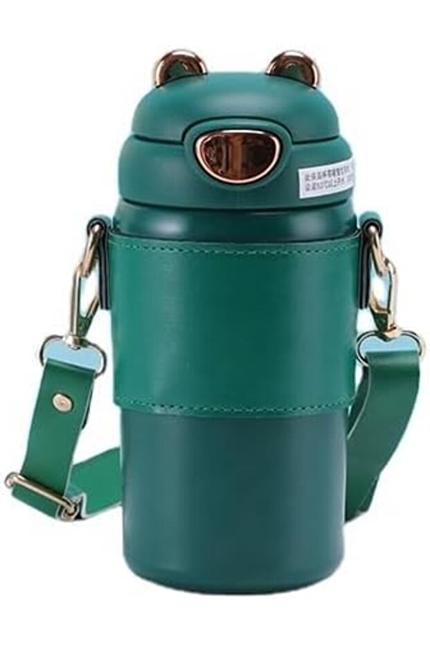 Stainless Steel Water Bottle with Straw Lid, Vacuum Insulated Metal Water Bottle, Reusable Do