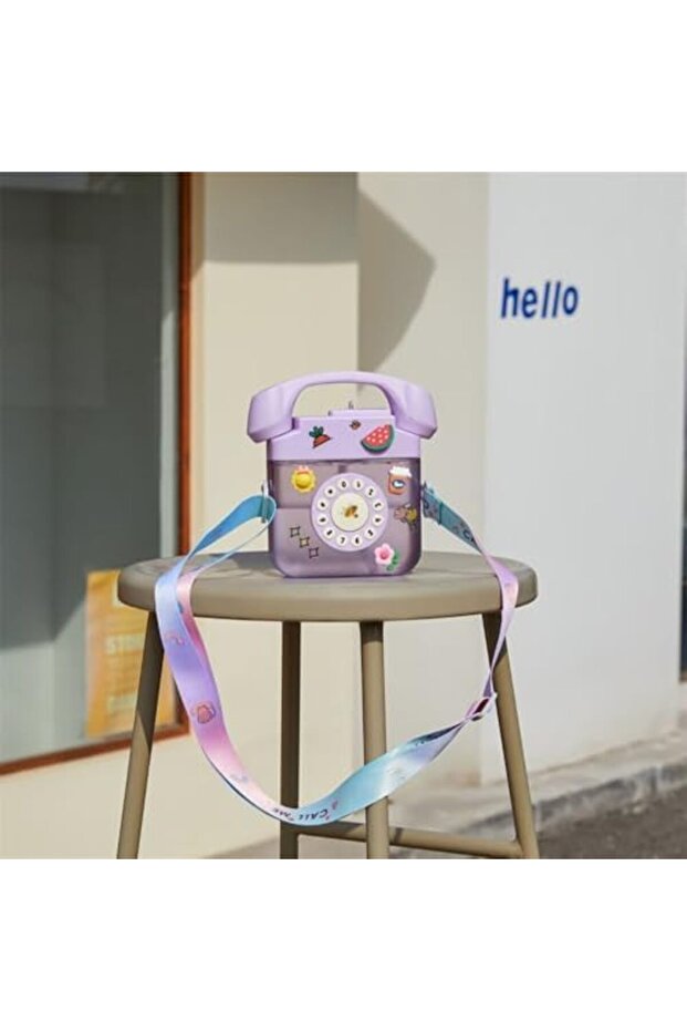 زجاجة شرب بلاستيكية بتصميم هاتفي محمول - 5