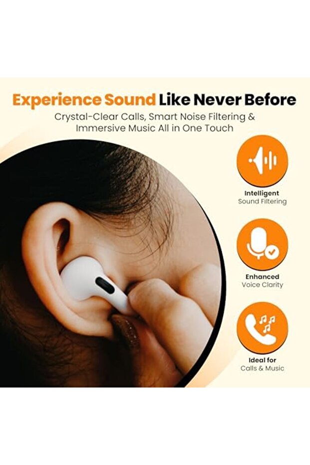 Daw Link Wireless Earbuds with Lightning LED Display Charging Case | True Wireless DL-Pro1 Bluetooth - 6