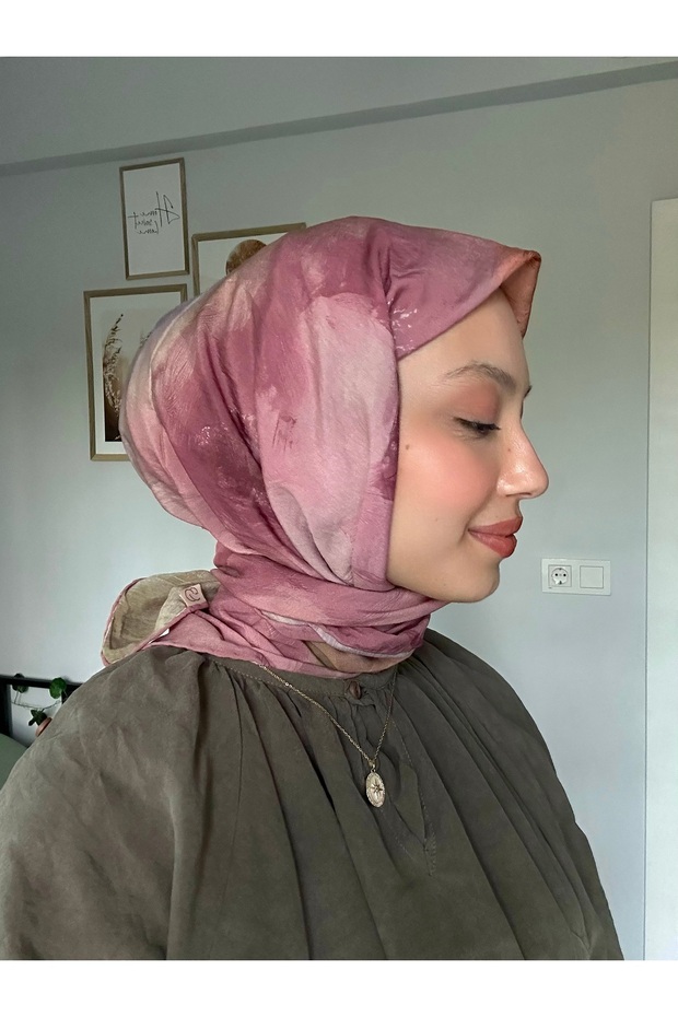 Tasarım İpek Eşarp - 4