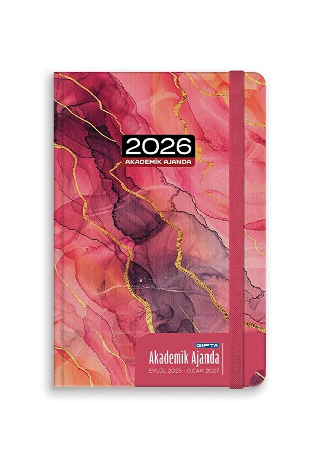 2025 سبتمبر-2026 ديسمبر جدول أعمال أكاديمي مخيط 17X24 سم موديل-2