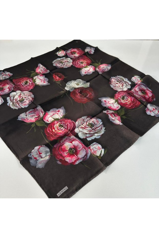 2026 Autumn-Winter Season Pure Sura Silk Scarf Pku0608