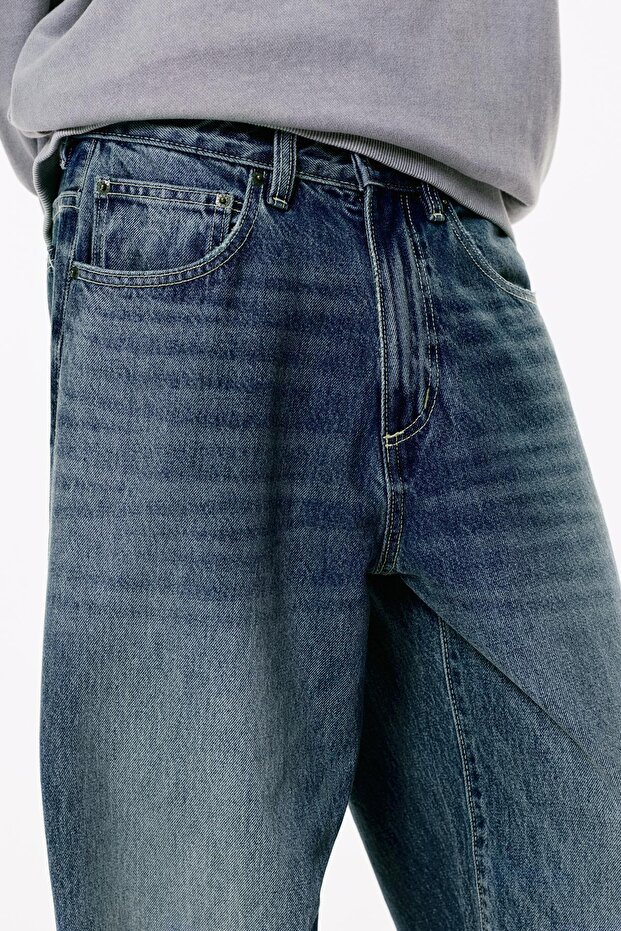 جينز واسع الساق - 4