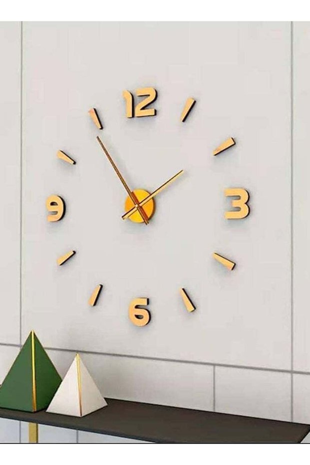 Modern Frameless 3D Diy Wall Clock Kit - Enhance Your Living Space With Style And Functionality (Go