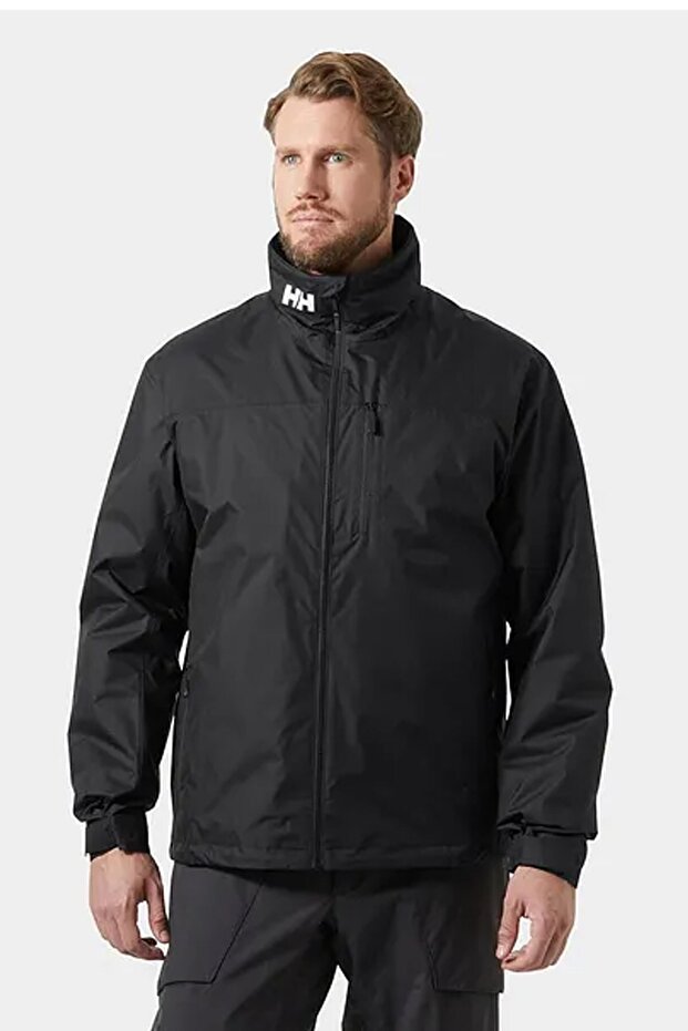 Erkek Crew Hooded Pile Mont - 1