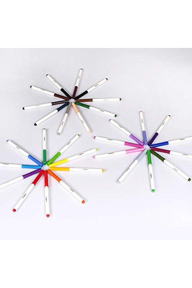 أقلام تحديد فائقة الجودة قابلة للغسل، 30 قلمًا - 4