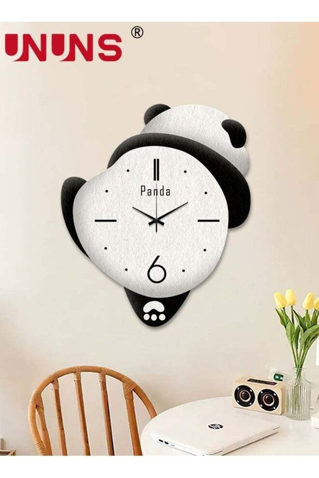 Wall Clocks For Living Room Decor,Modern Wall Clock,Panda Decorative Wall Clock,Large Wall Clock,Ba