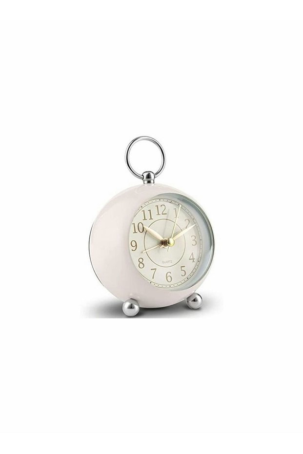 Silent Bedside Clocks Non-Ticking with Light Large Display