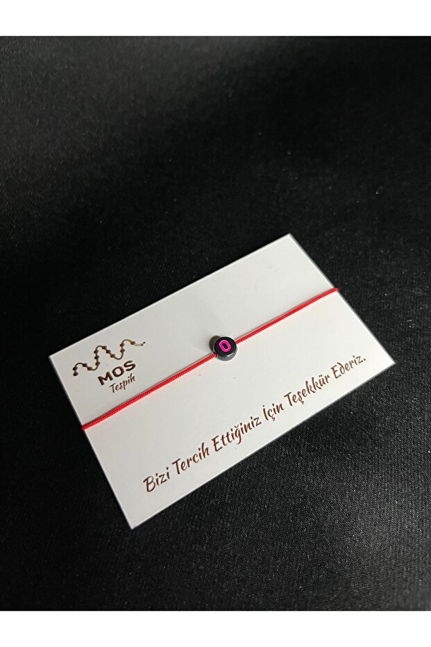 سوار الحظ بحبل قابل للتعديل على شكل حرف O - 1