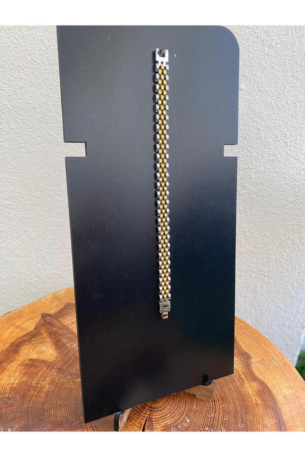RLX MODELİ GOLD SİLVER ÇELİK BİLEKLİK - 3