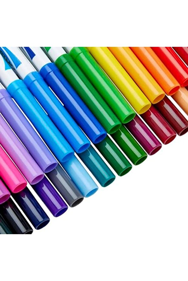 أقلام تحديد فائقة الجودة قابلة للغسل، 30 قلمًا - 3