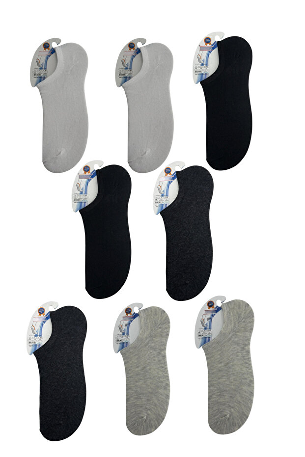 عبوة من 8 جوارب للجنسين بدون كاحل - 2