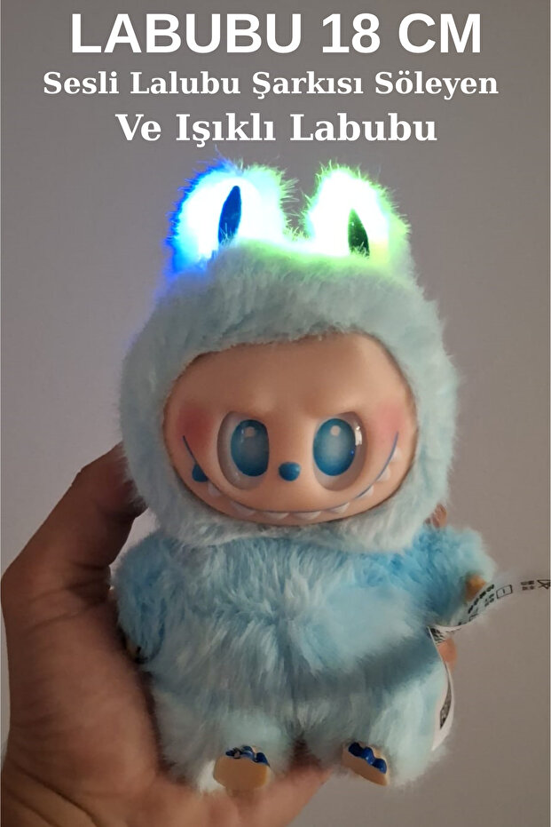 Labubu Özel Seri,Labubu Squsihy Işıklı,Labubu Işıklı ve Labubu Şarkıs Söyleyen 2'li Fırsat Seti - 3