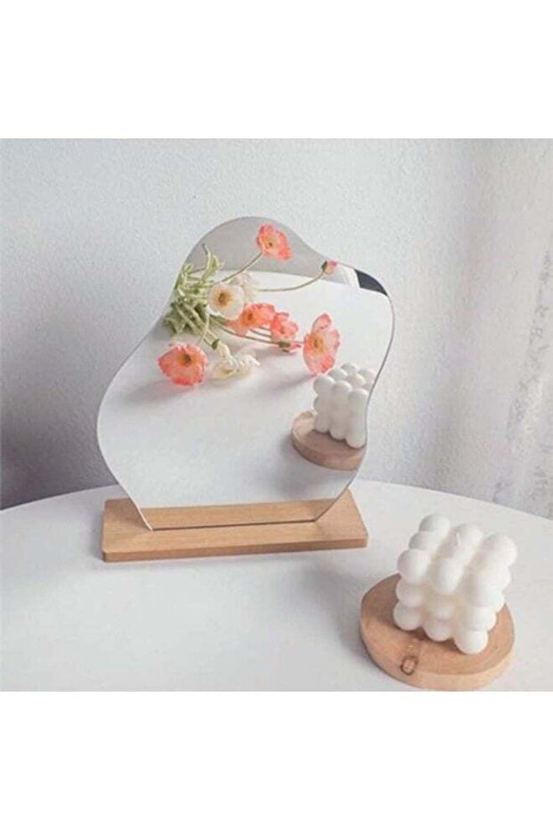 Acrylic Make-Up Mirror, Frameless, Irregular Decorative Cosmetic Table Mirror, Irregular Mirror Sha