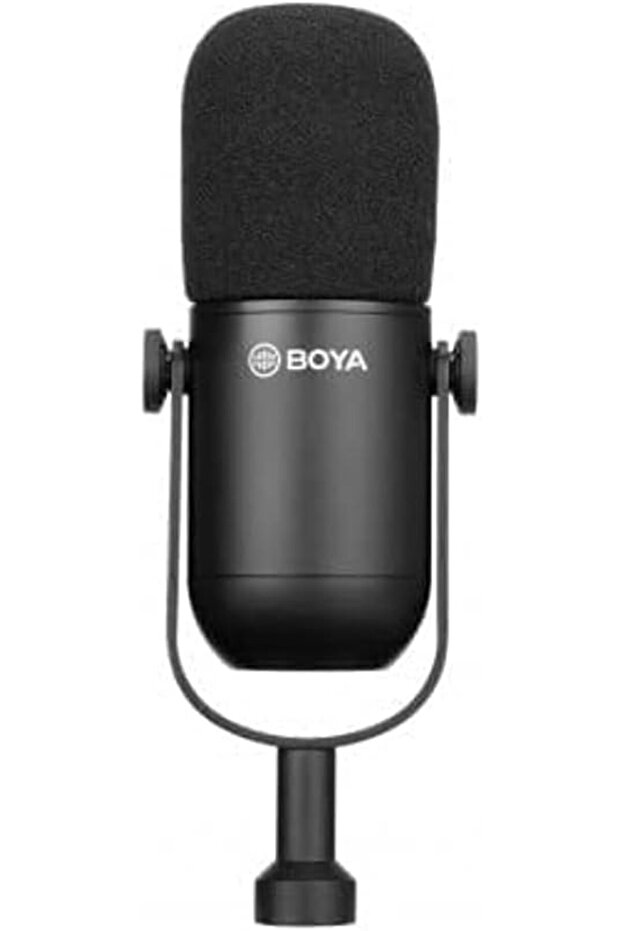 Dynamic Broadcast Microphone Model BY-DM500 (Black, Unidirectional) - 1