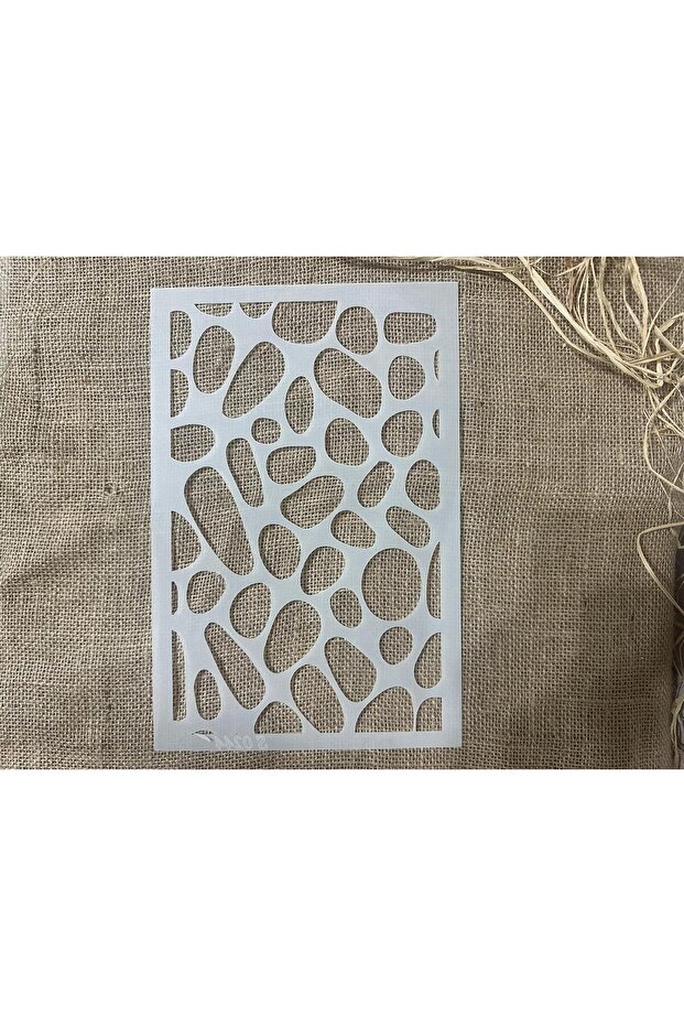 Taş Desenli Dekoratif Şablon – 30x20 cm - 1