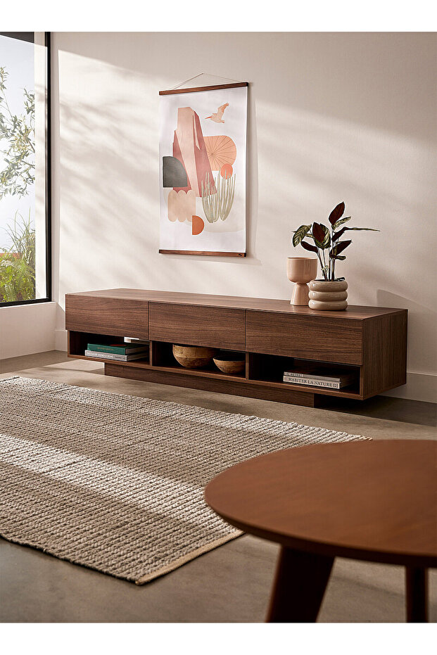 Three-drawer TV unit - 1