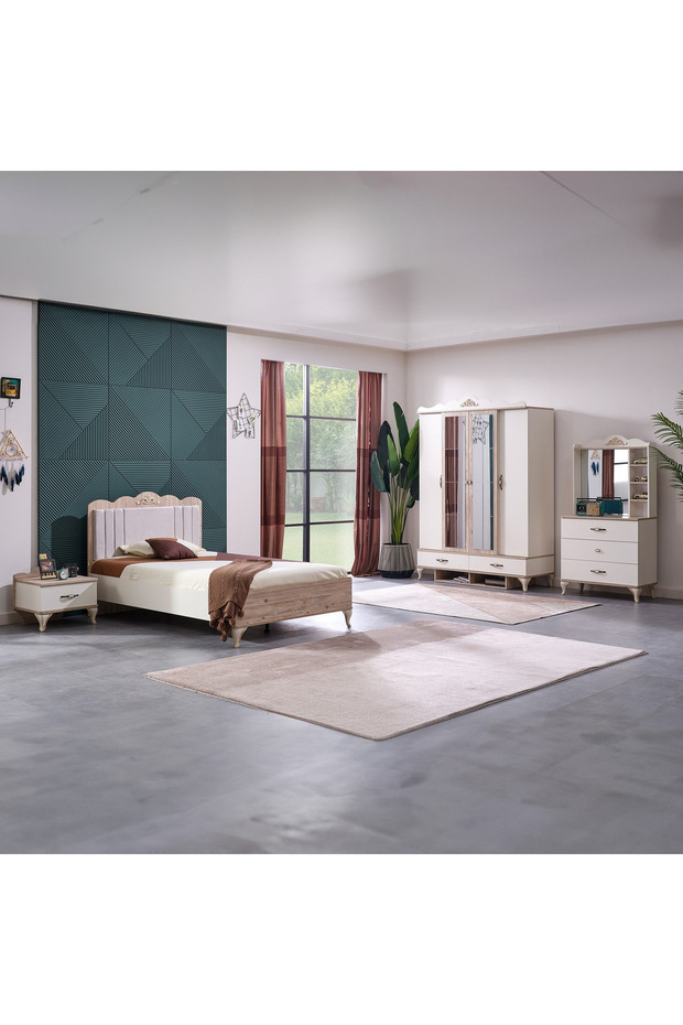 طاولة جانبية ميدو ذات درج واحد - 8