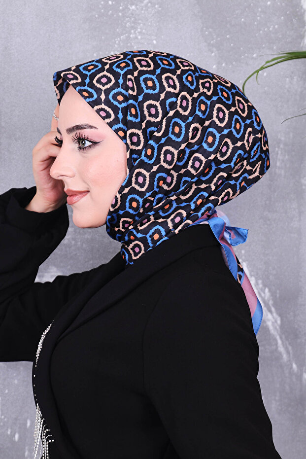 وشاح منقوش من القطن الناعم - 6