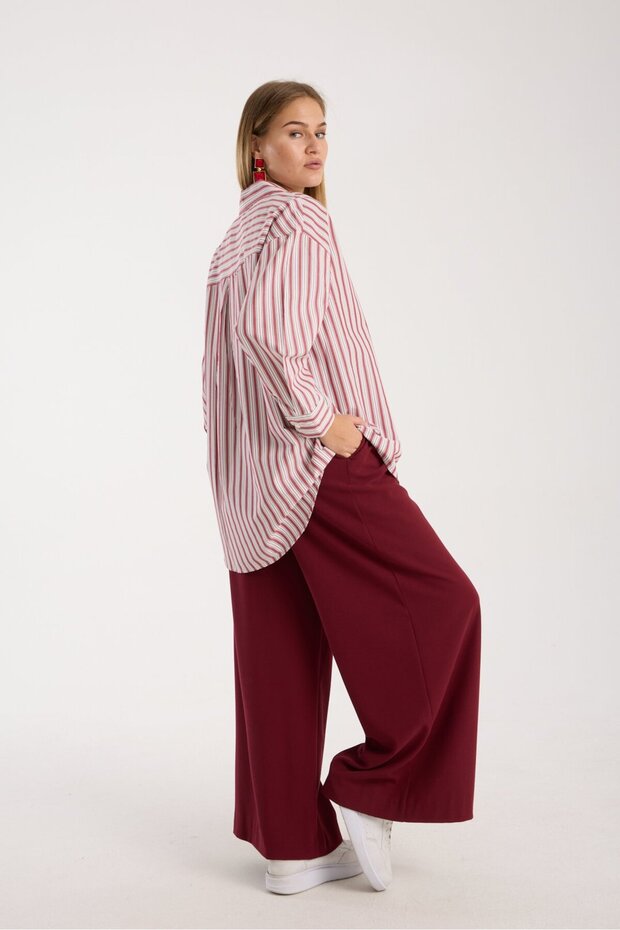 Striped Oversized Loose Shirt