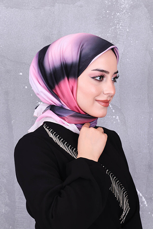 وشاح منقوش من القطن الناعم - 6