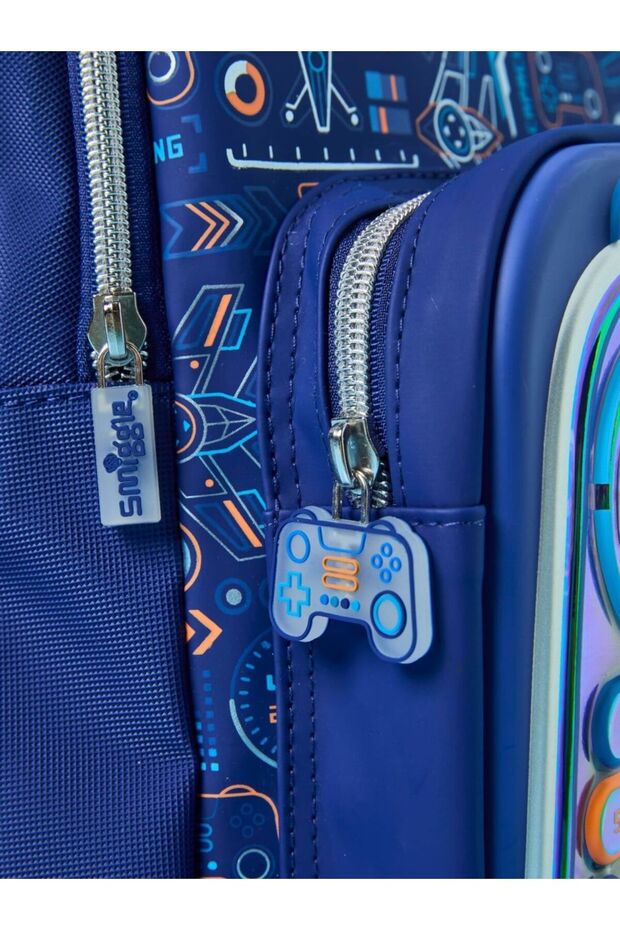 وحدة تحكم الألعاب Beta Classic Blue School - حقيبة ظهر - 5