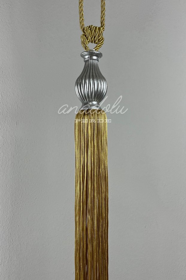 Fon Curtain Binding Gray Kuka Gold Ceiling Luxury Cornice Braçol Single Piece Curtain Holder