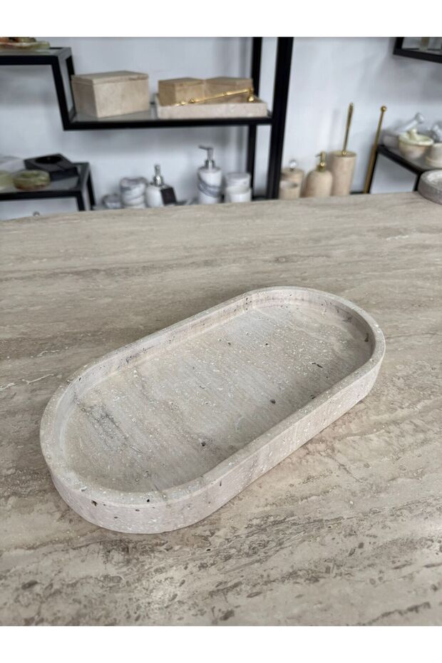 Travertine Presentation Tray - 1